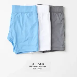Men's Basic Boxer Briefs (3-Pack)